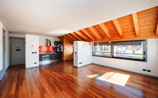 Luminoso trilocale ristrutturato a Bergamo